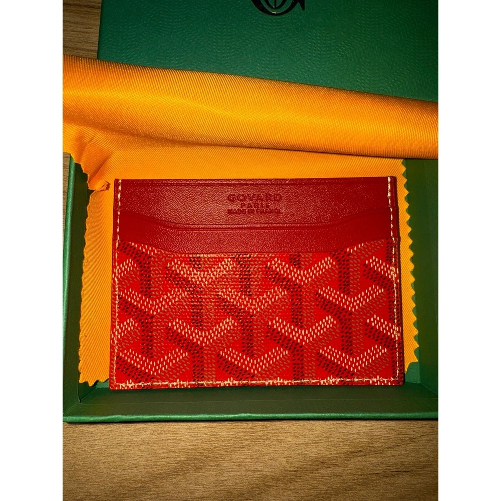 Saint Sulpice Card Holder Wallet - Red B